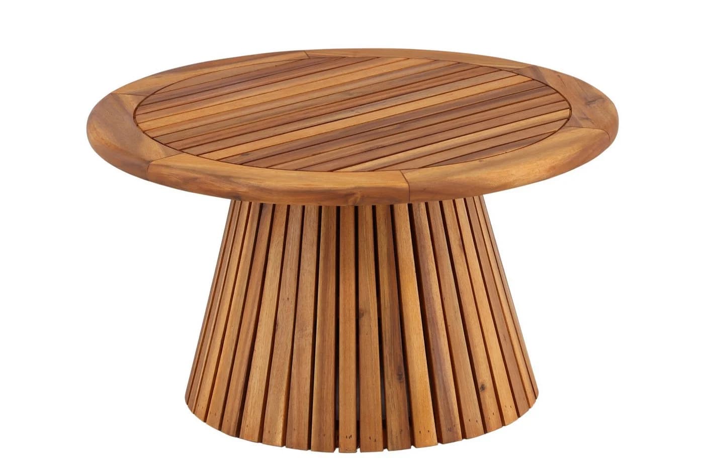 Luxusbetten24 Gartentisch Hewa Teak weiß geriffelt - Bild 2