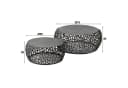 Luxusbetten24 Couchtisch Marulo 2er Set Schwarz Nickeloptik Bild 1
