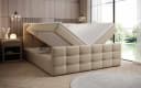 Luxusbetten24 Boxspringbett Luxor Kunstleder Beige mit Stauraum Bild 3