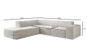 Luxusbetten24 Sofa Designer Idiola L Teddy Bouclé Braun Bild 3