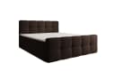 Luxusbetten24 Boxspringbett Cozy Braun Teddy Bouclé mit Stauraum Bild 2