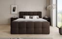 Luxusbetten24 Boxspringbett Cozy Braun Teddy Bouclé mit Stauraum Bild 3