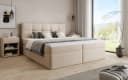 Luxusbetten24 Boxspringbett Cozy II Beige Teddy Bouclé mit Stauraum Bild 1