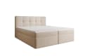 Luxusbetten24 Boxspringbett Cozy II Beige Teddy Bouclé mit Stauraum Bild 2