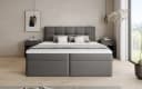 Luxusbetten24 Boxspringbett Cozy II grau mit Stauraum und Topper Bild 3