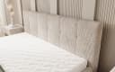 Luxusbetten24 Polsterbett Nelly Beige Cord mit Stauraum Bild 5
