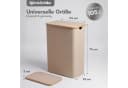 Björn&Schiller Wäschekorb mit Deckel 105L 2 Fächer Beige/Rosa Bild 5