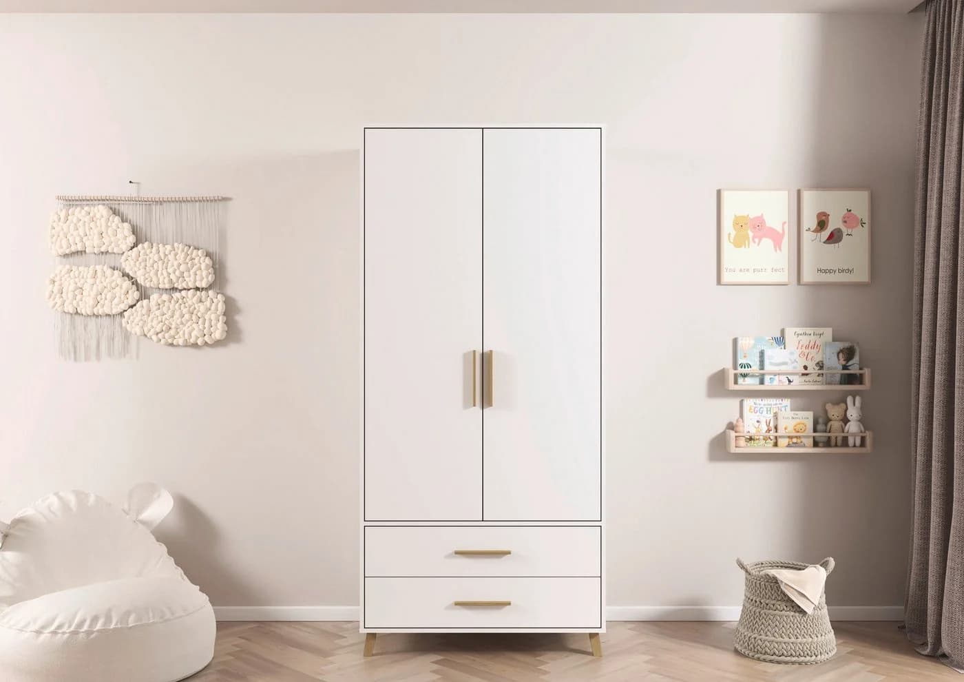 RAUCH Kleiderschrank Garderobe Shinjo Alpinweiß