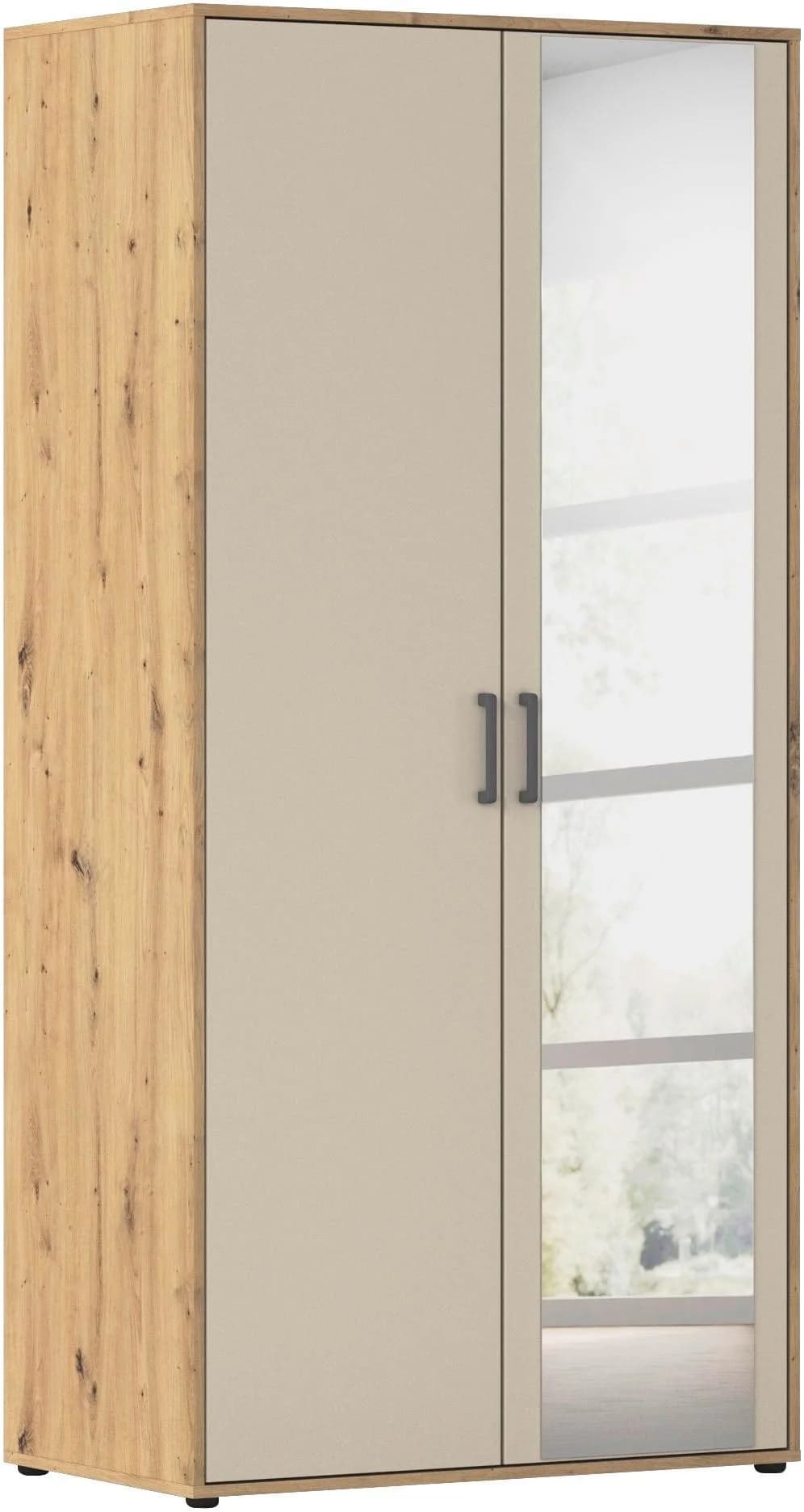Drehtürenschrank RAUCH 'Kleiderschrank' Beige Eiche Artisan