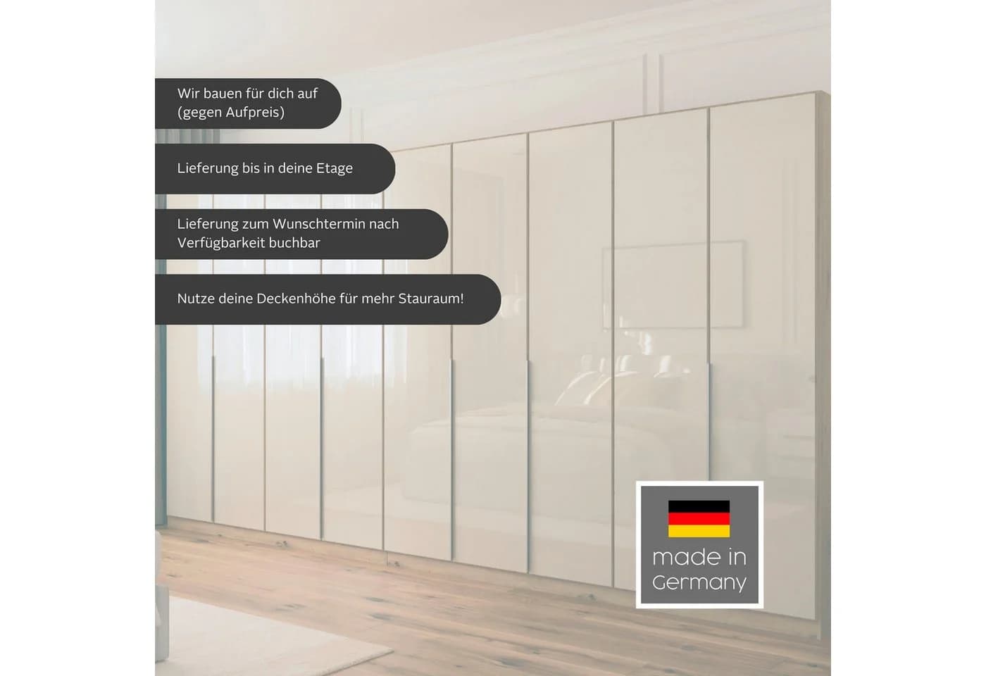 OTTO home Drehtürenschrank AGORDO TOPSELLER Schlafzimmer - Bild 4
