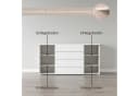 Rauch Kombikommode Montclar beige Hochglanz mit Soft-Close Bild 5