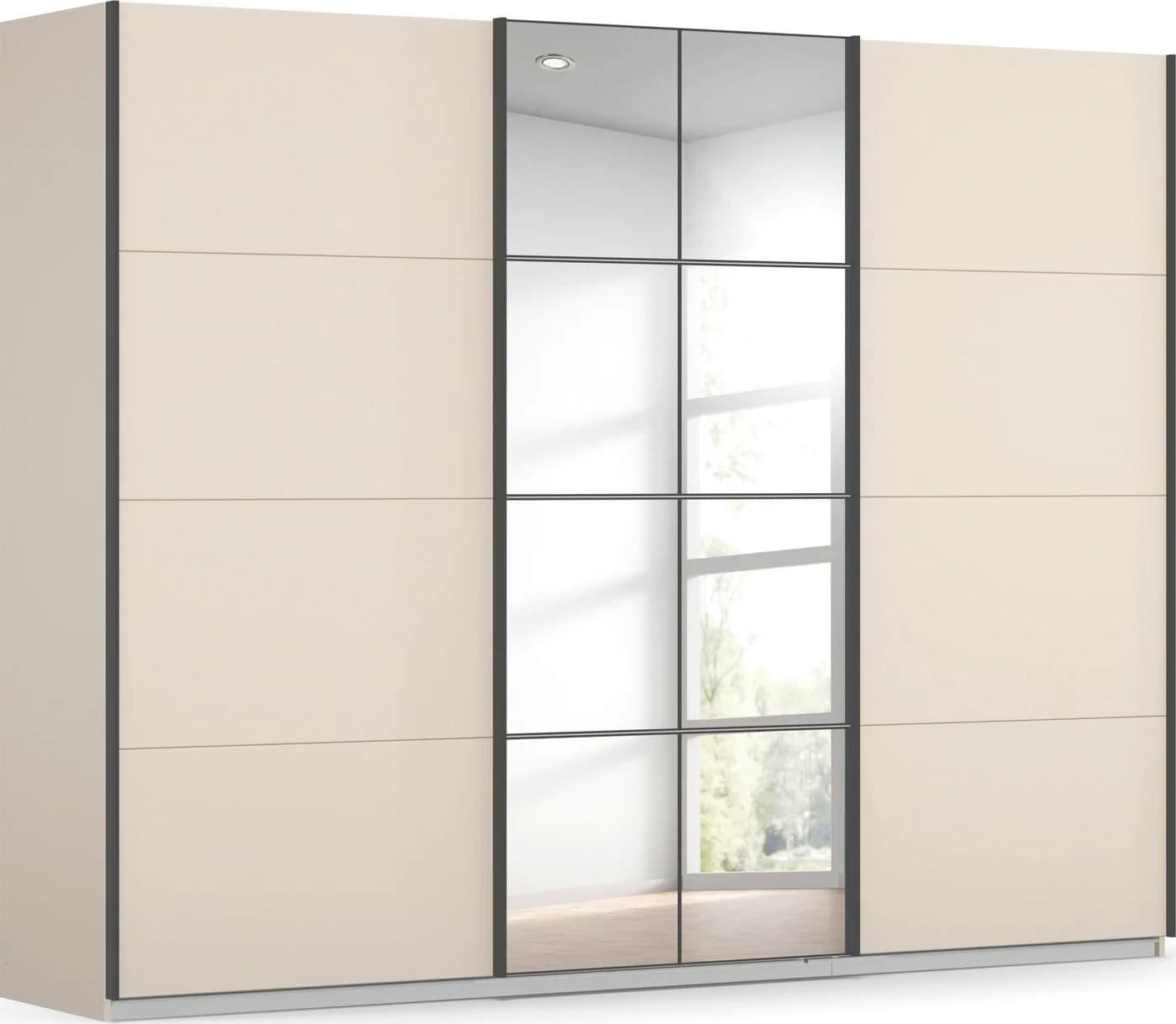 Kleiderschrank OTTO HOME Schwebetürenschrank BAVENO Beige - Bild 2