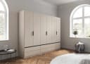 OTTO home Kleiderschrank ARVEN Beige Skandi-Design mit Soft-Close Bild 1