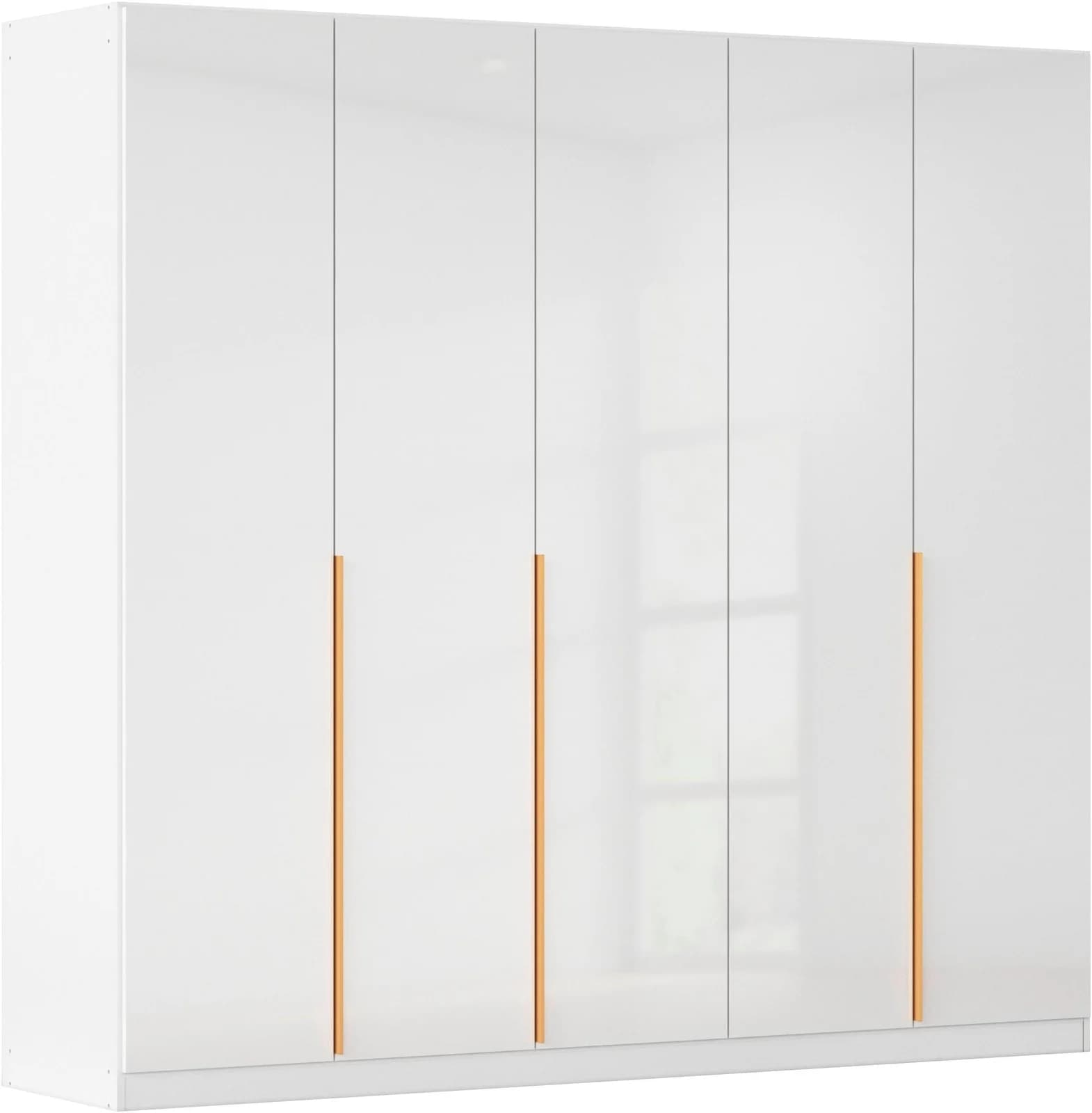 OTTO HOME AGORDO Kleiderschrank Alpinweiß Hochglanz 226x229x54 cm