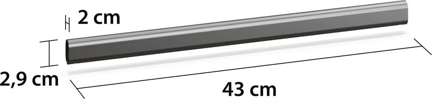 rauch Kleiderstange Silber für rauch-ONE Schrank 90 cm - Bild 2