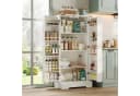 OKWISH Küchenschrank Landhausstil LED-Beleuchtung 60x35x128,5 cm Bild 2