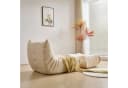 OKWISH Sofa Wohnzimmer Sofa Teddyfleece+Schaumstoff mit hoher Dichte 2 Teile Bild 4