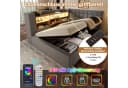 OKWISH Polsterbett 90x200 cm mit Stauraum, LED & USB Bild 4