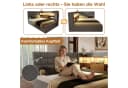 OKWISH Polsterbett 90x200 cm mit Stauraum, LED & USB Bild 5