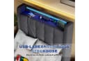 OKWISH Polsterbett mit Hydraulik, Schubladen, LED-Beleuchtung Bild 5