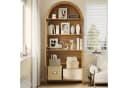 OKWISH Vitrine Sideboard Holzoptik Bild 1