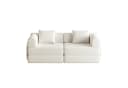 OKWISH Schlafsofa Modernes Chenille-Sofa 2-in-1 mit Stauraum Beige Bild 1