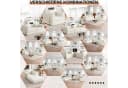 OKWISH Schlafsofa Modernes Chenille-Sofa 2-in-1 mit Stauraum Beige Bild 5