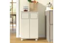 OKWISH Sideboard Mülltrennung Weiß Eiche-Optik Bild 2
