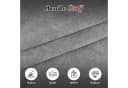 OKWISH Eckbankgruppe 4-tlg. mit Tisch Grau Chenille Bild 5