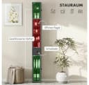 OKWISH Badschrank Schwarz Hochschrank mit Schublade Bild 5