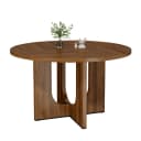 OKWISH Runder Esstisch Walnuss Skandinavisches Design Bild 4