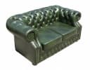 JVmoebel Chesterfield-Sofa Sitzgruppe Oxford Set Echtes Leder Braun Bild 3