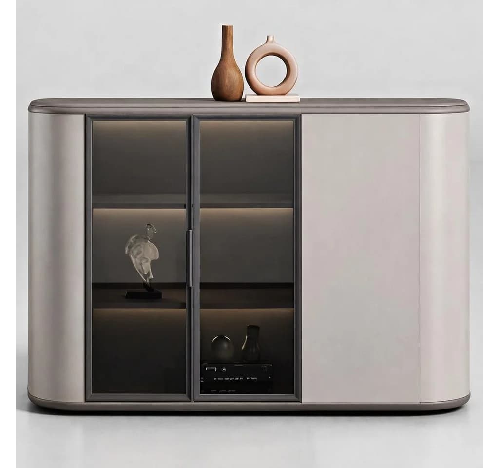 JVmoebel Sideboard Modern Beige mit eleganter Beleuchtung - Bild 2