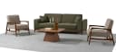 JVmoebel 3-Sitzer Sofa Set Modern Grün mit Sessel Bild 2