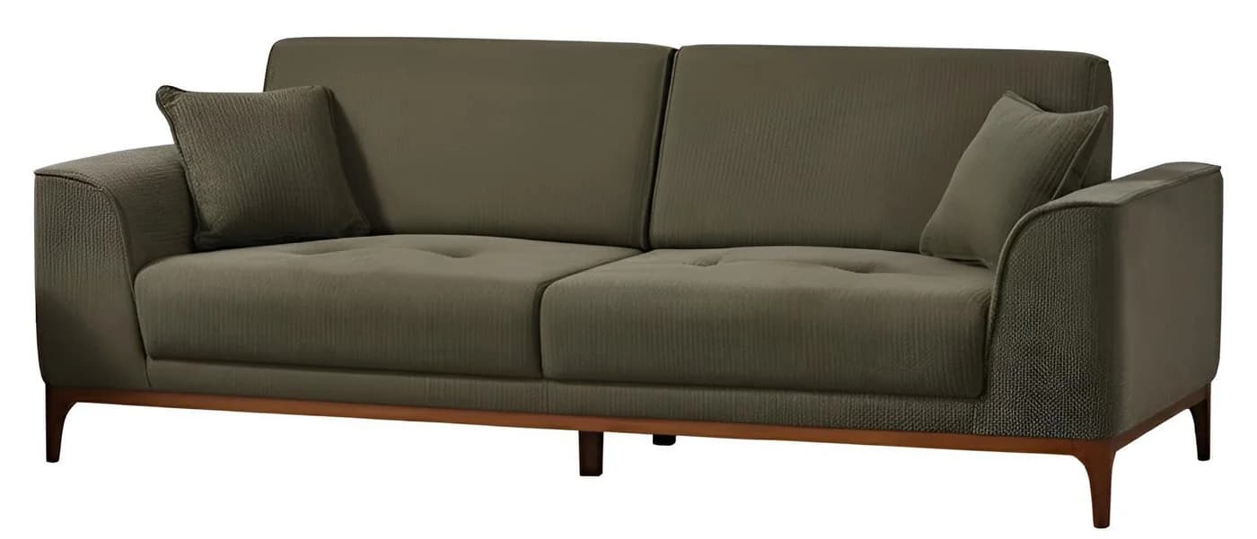 JVmoebel 3-Sitzer Sofa Set Modern Grün mit Sessel - Bild 5