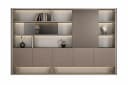 JVmoebel Büromöbel-Set Chefschreibtisch, Büroschrank & Sessel Elegantes Design Bild 3