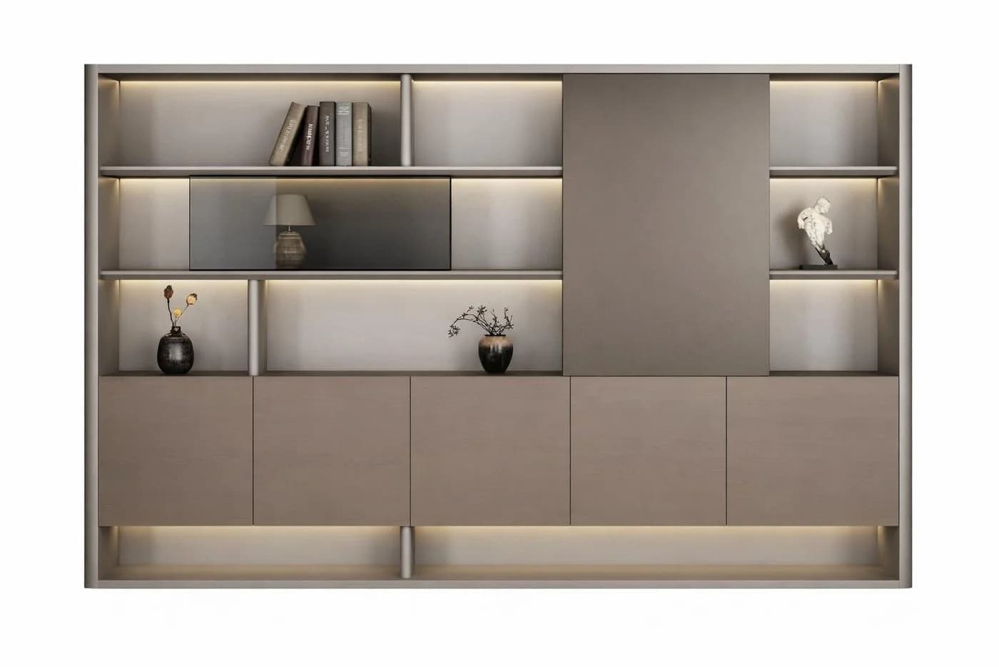 JVmoebel Büromöbel-Set Chefschreibtisch, Büroschrank & Sessel Elegantes Design - Bild 3