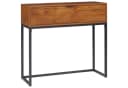 MODFU Konsolentisch Industrial Naturfarbe mit Schublade Bild 2