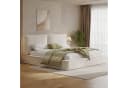 MODFU Polsterbett 180x200 cm mit Bettkasten Chenille Beige Bild 2