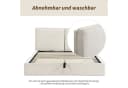 MODFU Polsterbett 180x200 cm mit Bettkasten Chenille Beige Bild 4
