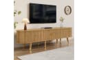 MODFU Lowboard Rustikaler TV-Schrank Walnussoptik Viel Stauraum Bild 1