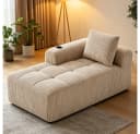 MODFU Sofa Cord-Kompaktsofa mit Getränkehalter und Seitenfächern Bild 2