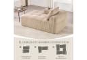 MODFU Sofa Cord-Kompaktsofa mit Getränkehalter und Seitenfächern Bild 5
