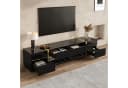 MODFU TV-Schrank Hochglanz Schwarz Gold Bild 4