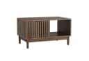 MODFU Couchtisch Gitterstruktur Walnuss Mid-Century Bild 1