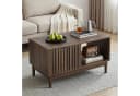 MODFU Couchtisch Gitterstruktur Walnuss Mid-Century Bild 4