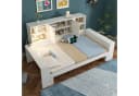 MODFU Stauraumbett Ausziehbett 90/180x200 cm Weiß mit USB-Anschlüssen Bild 3