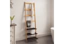 MODFU Bambus-Standregal schmal mit 3 Ablagen Beige Bild 1