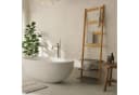 MODFU Bambus-Standregal schmal mit 3 Ablagen Beige Bild 3