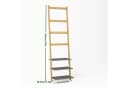 MODFU Bambus-Standregal schmal mit 3 Ablagen Beige Bild 5